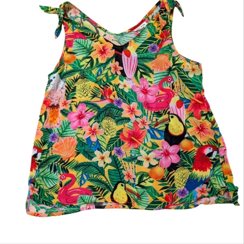 Girls‎ Emma Jane H&M Tropical Print Sleeveless Top